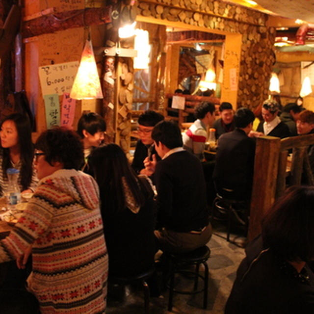 ソウルの建大（コンデ）のマッコリ屋さんで飲み続けるの巻