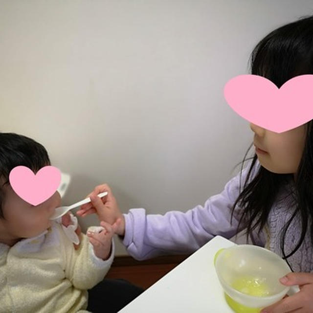 息子　離乳食を始める