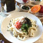 ピリッと柚子胡椒の冷やしぶっかけうどん♪