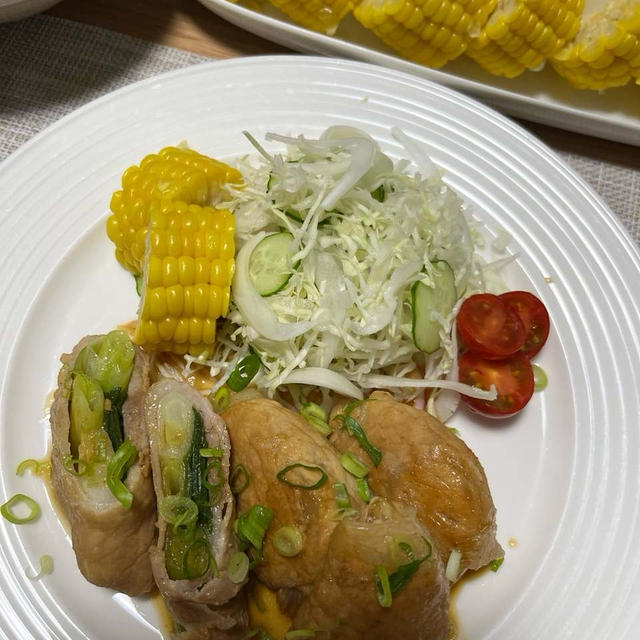 新玉ねぎの豚肉巻き☆雨の一日（ ;  ; ）