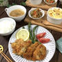 試合後の晩ごはんと楽ちん朝ごはん♪…DIYの一部です笑
