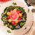 生ハムの薔薇で彩り☆リースサラダ