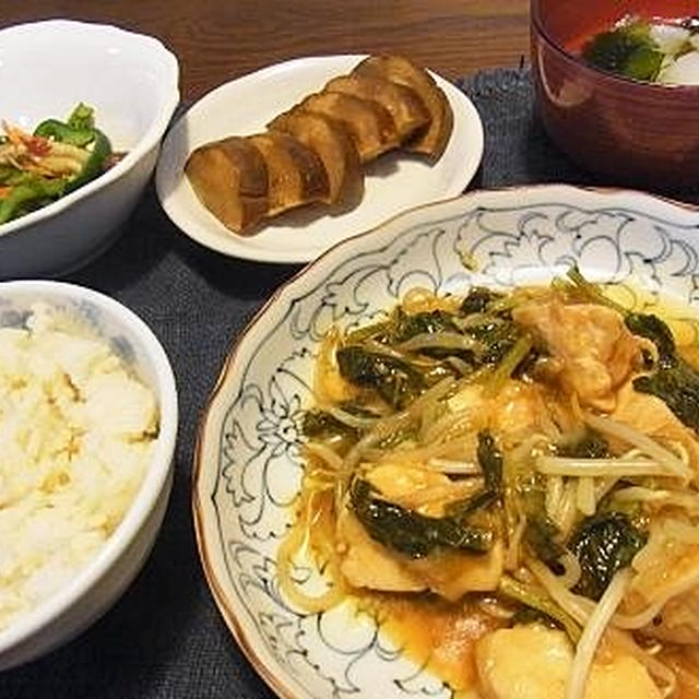 簡単に害虫防止（＾＾＆ピーマンとキノコのアヒージョ風