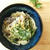 夏野菜の天ぷら乗せ　冷やしうどん