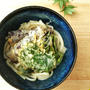 夏野菜の天ぷら乗せ　冷やしうどん