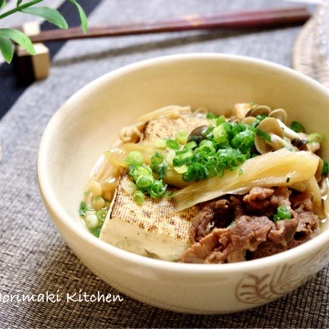 だしを味わう肉豆腐♪