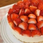 いちごのレアチーズケーキ