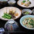 献立付きレシピ　れんこんのはさみ揚げ・きのこの卵とじ・ほうれん草の胡麻和え・もずくの酢の物