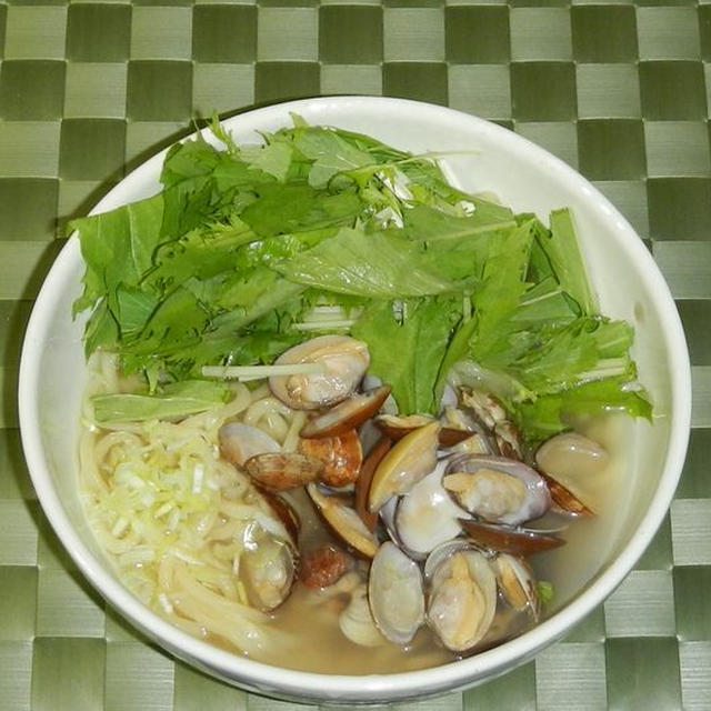 あさりの冷やし塩ラーメン