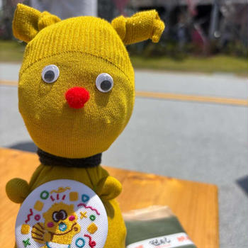 タビオのワークショップ！靴下でぬいぐるみ作り