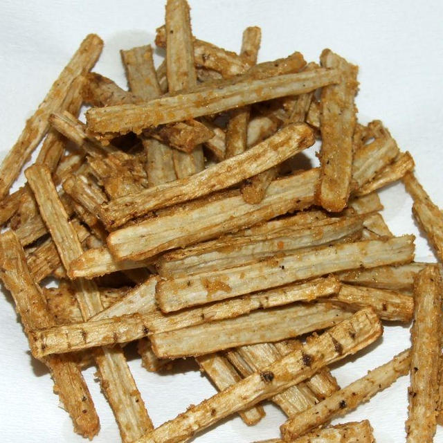 砂肝と牛蒡の唐揚げとエコクッキング
