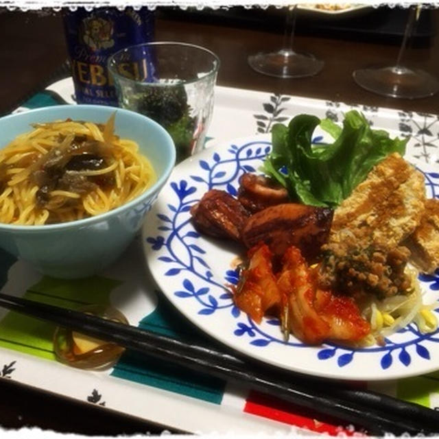 暑くなりそうですね… イカとか豚カツとかのおうちご飯。