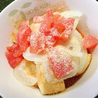 揚げ出し豆腐 に かけトマ