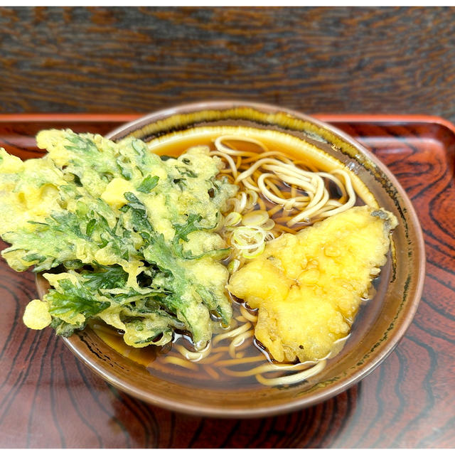 立ち蕎麦行脚「そば処はるなのはぜ天そば」