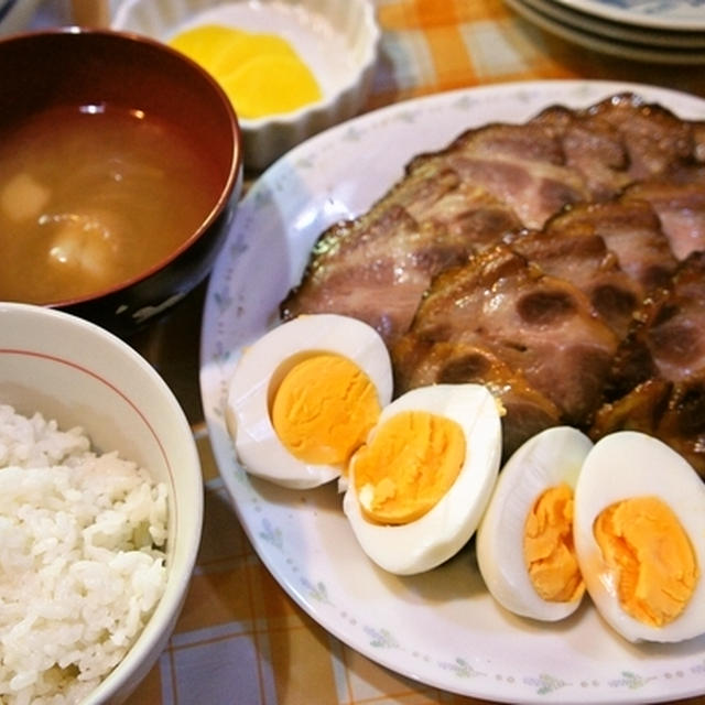 工事終了とお夕はん