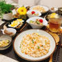 鮭チャーハンの夕ご飯