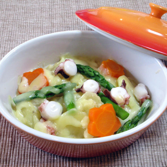 ■たこと野菜のドリア