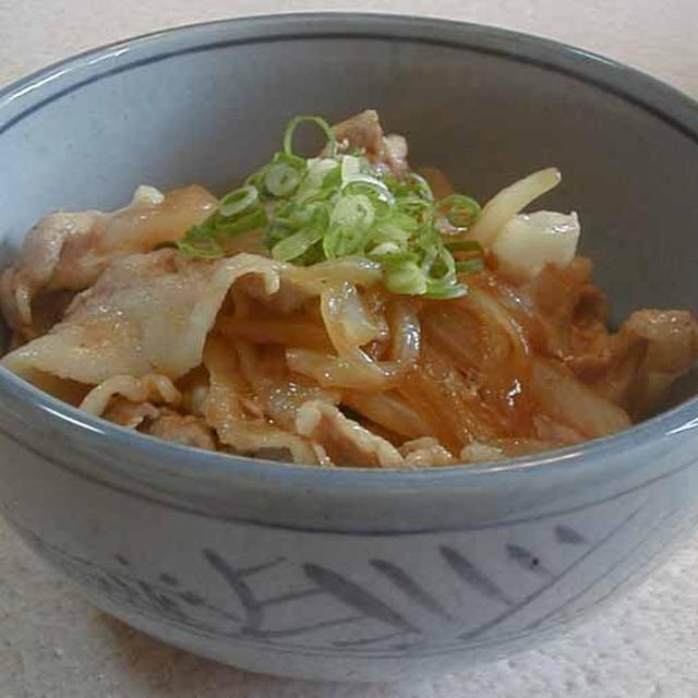 豚一味丼＆酸辣湯