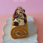 コーヒーマロンロールケーキ♪