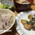 鶏南蛮＆豚汁＆青梗菜のエスニック炒め