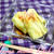 夏向けレシピ♪簡単！ヘルシー♪魚焼きグリルで『焼き茄子の翡翠仕立て〜ニンニク醤油がけ〜』
