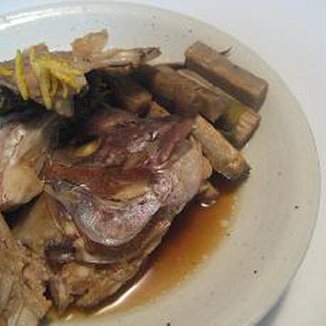 鯛のアラ炊き