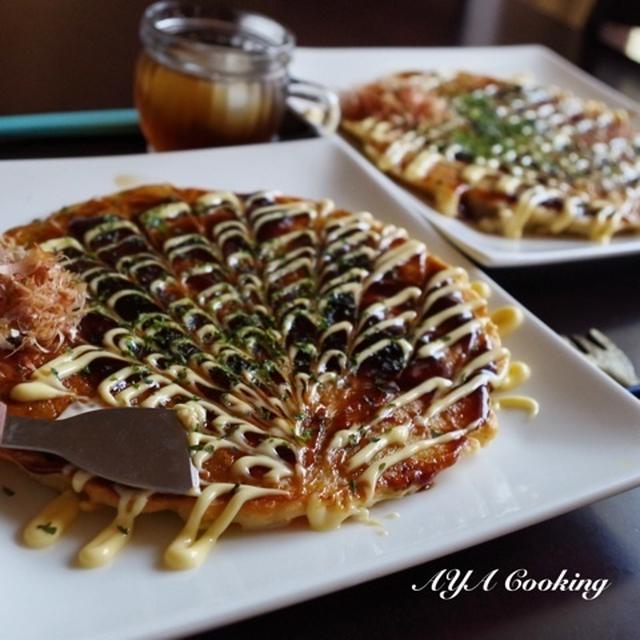 プレゼント準備始めますか♡お好み焼き◡̈♥︎