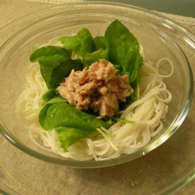 サラダそうめん