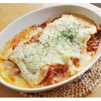 *　乾物イタリアン「高野豆腐のラザニア」　*