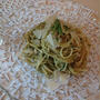 香り高い♪春菊ジェノベーゼのパスタ
