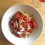 【レシピブログ】トマトのパスタ ジンジャー風味 × 北海道の辛口ロゼ