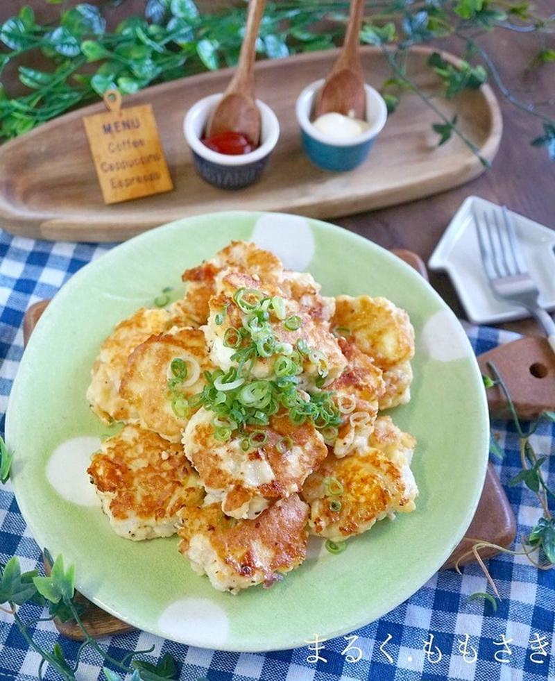 柔らか～♪鶏むね肉とチーズのはんぺん焼き＆何の花？