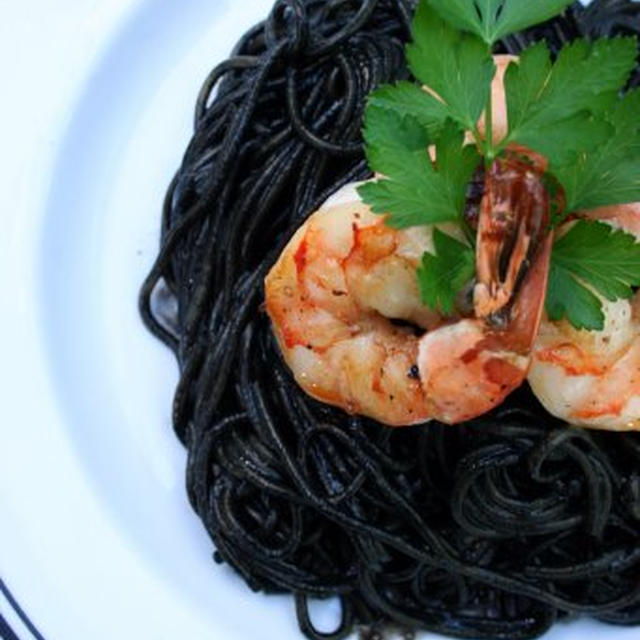 Pasta in Squid Ink Sauceイカ墨パスタ