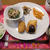 ガッテン流豆ご飯＆トロ鰈と玉ねぎのフライ＆ホウレン草の白和え＆田作りの定食♪