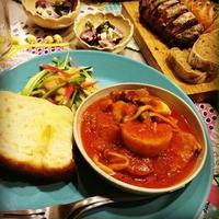 豚肉のトマト煮込み
