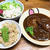 煮込みハンバーグと筍の炊き込みご飯