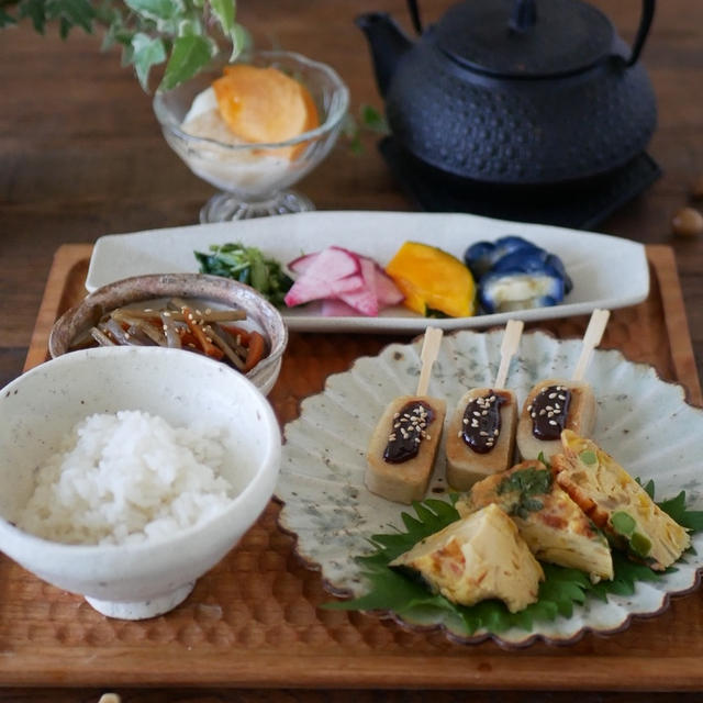 京都のお土産でお昼ごはん