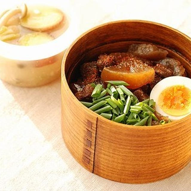 ◆牛肉とコンニャクの煮込み弁当