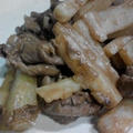 『牛肉と長いもの韓国風炒め』『マヨ味噌ウド』