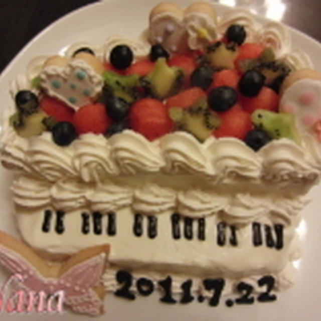 ピアノケーキ 11 By Nanaさん レシピブログ 料理ブログのレシピ満載