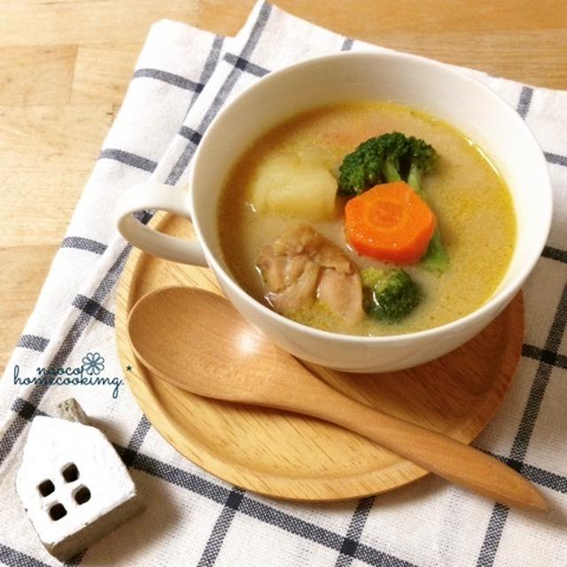 暮らしニスタの買物レポとおかえりー♡の豆乳シチュー