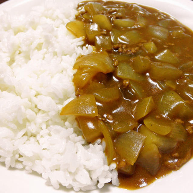 大根と玉ねぎの挽肉カレーの話