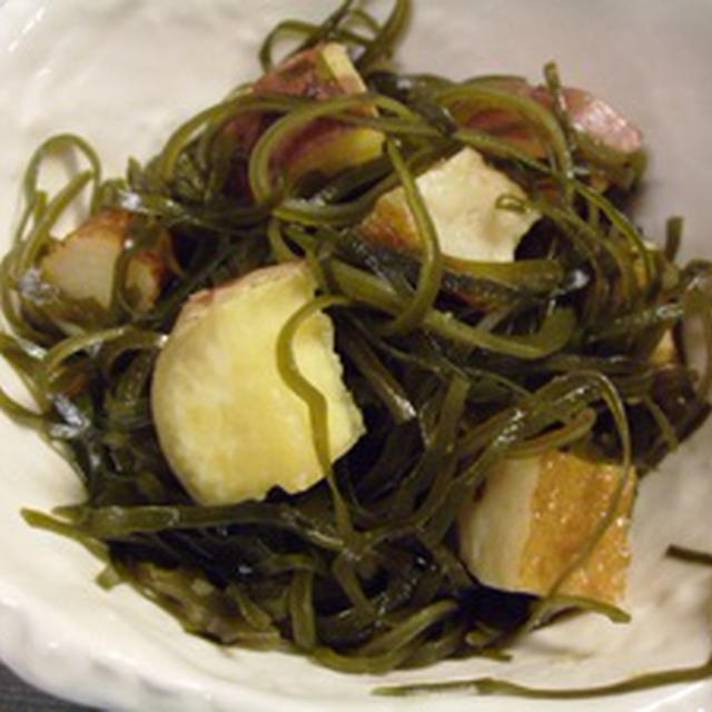 生こんぶとさつまいも煮