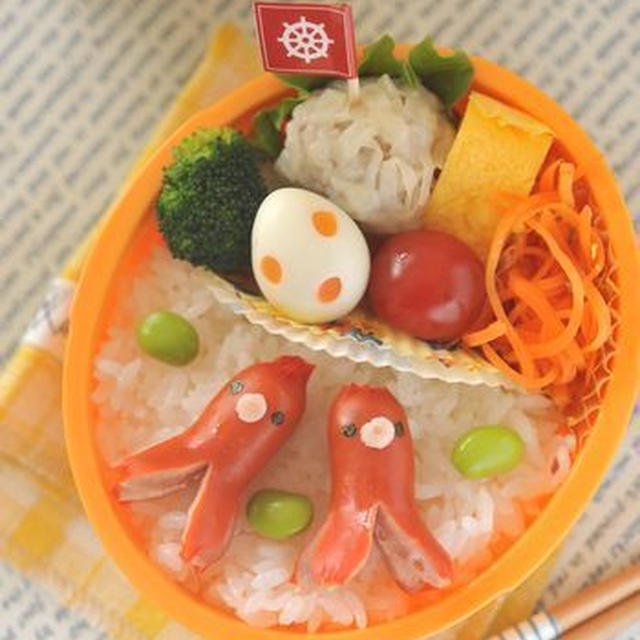 【連載】レシピブログ「たこさんウインナーのお弁当」