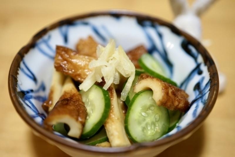 きゅうりとちくわの酢の物☆