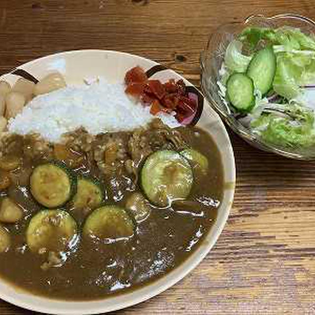 ズッキーニ入りカレーライス