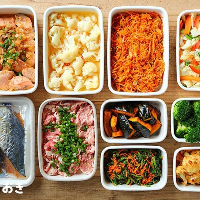 90分で10品。野菜と魚のヘルシーな週末まとめて作り置きレポート(2020/12/13)