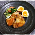 *半熟卵と鶏肉のこってり煮*