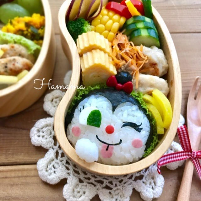 《キャラ弁》コキンちゃんのお弁当♡作り方