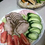 煮豚と夏野菜の揚げ浸し☆